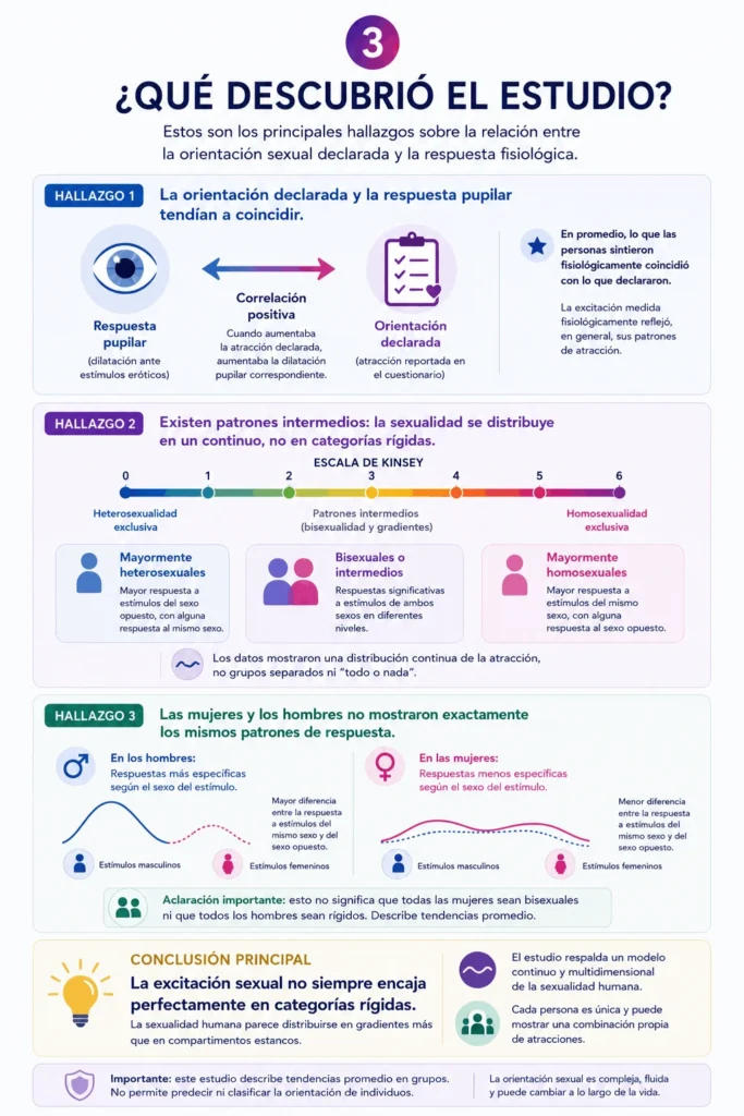 La investigación sobre la dilatación pupilar aporta información sobre la complejidad y diversidad de la sexualidad humana.