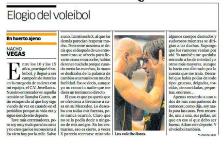 Artículo redactado por Nacho vegas para la sección de deportes del diario Público publicado el 18 de noviembre de 2007.