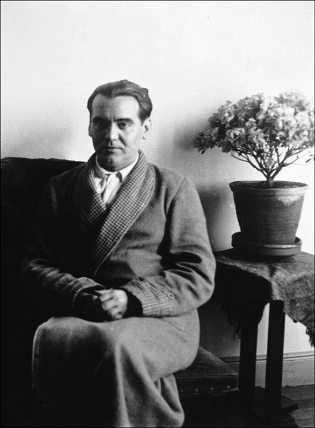 Federico García Lorca y su Oda a Walt Whitman. Fotografía en blanco y negro. Expresión machihembrista.