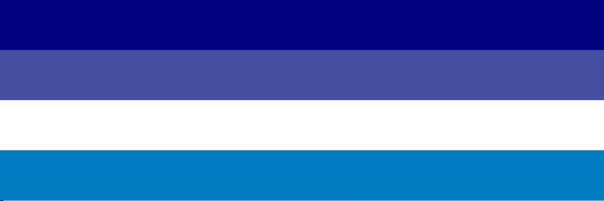 Bandera g0y Bandera g0y franjas de distintos tonos de azul y una blanca