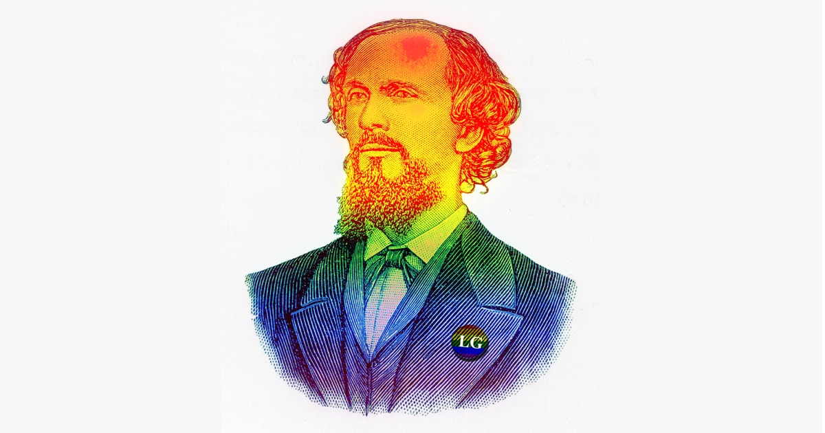 grabado de Karl Heinrich Ulrichs customizado por Moscas de Colores ilustra la entrada Urning